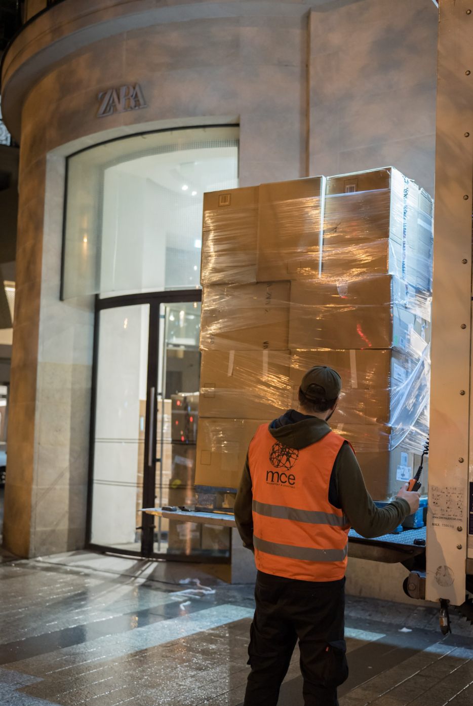 Livraison de nuit en magasin